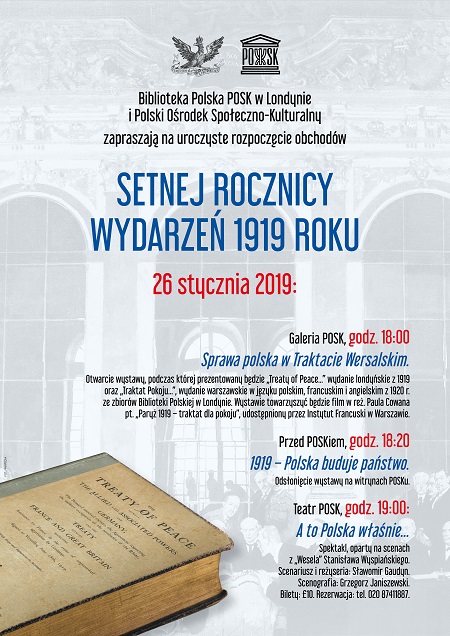 Rozpoczęcie obchodów Setnej Rocznicy Wydarzeń 1919 roku