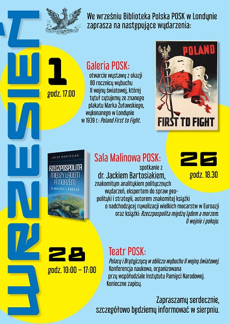 Wrzesień w Bibliotece Polskiej POSK