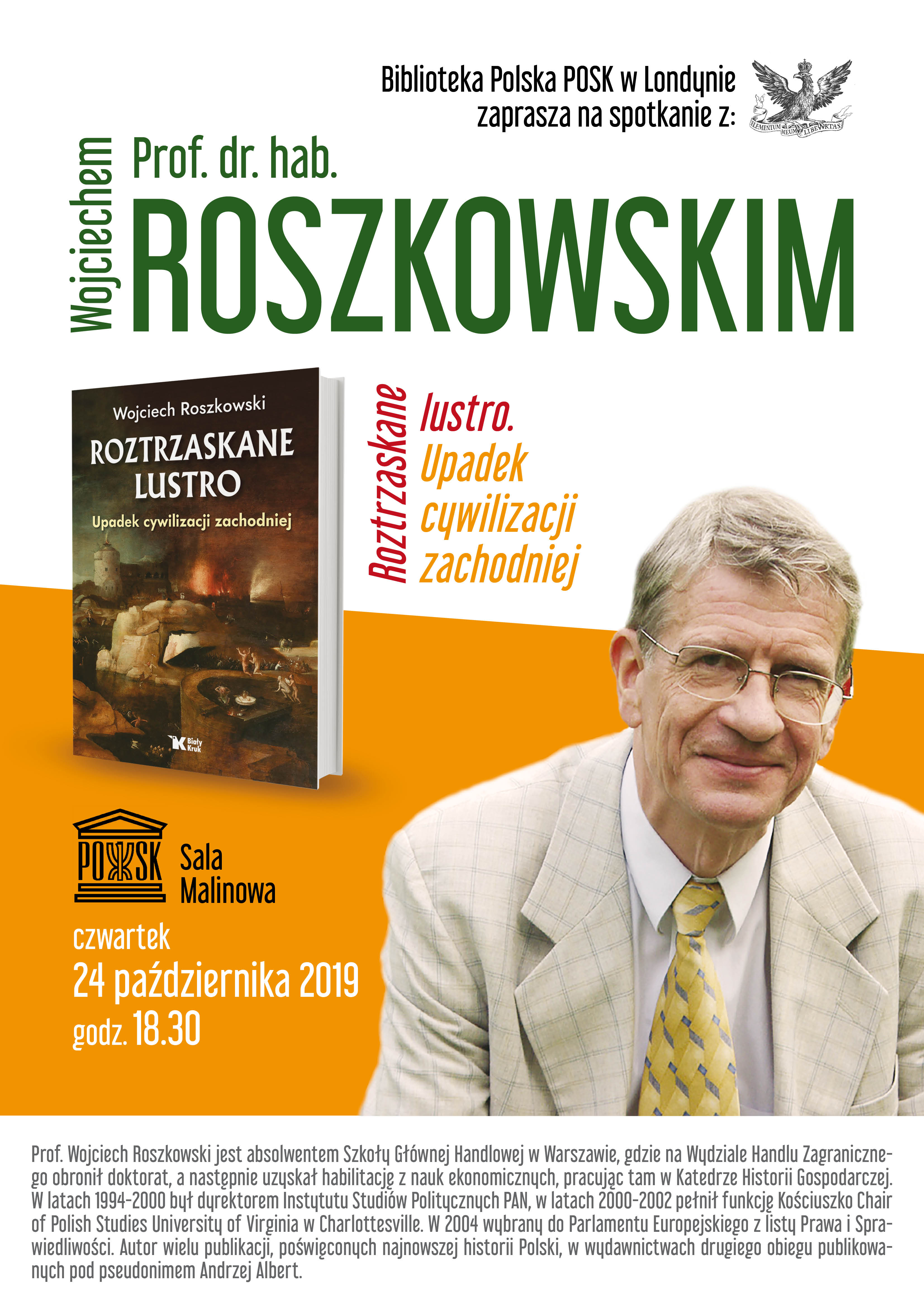 Spotkanie z Prof. dr. hab. Wojciechem Roszkowskim