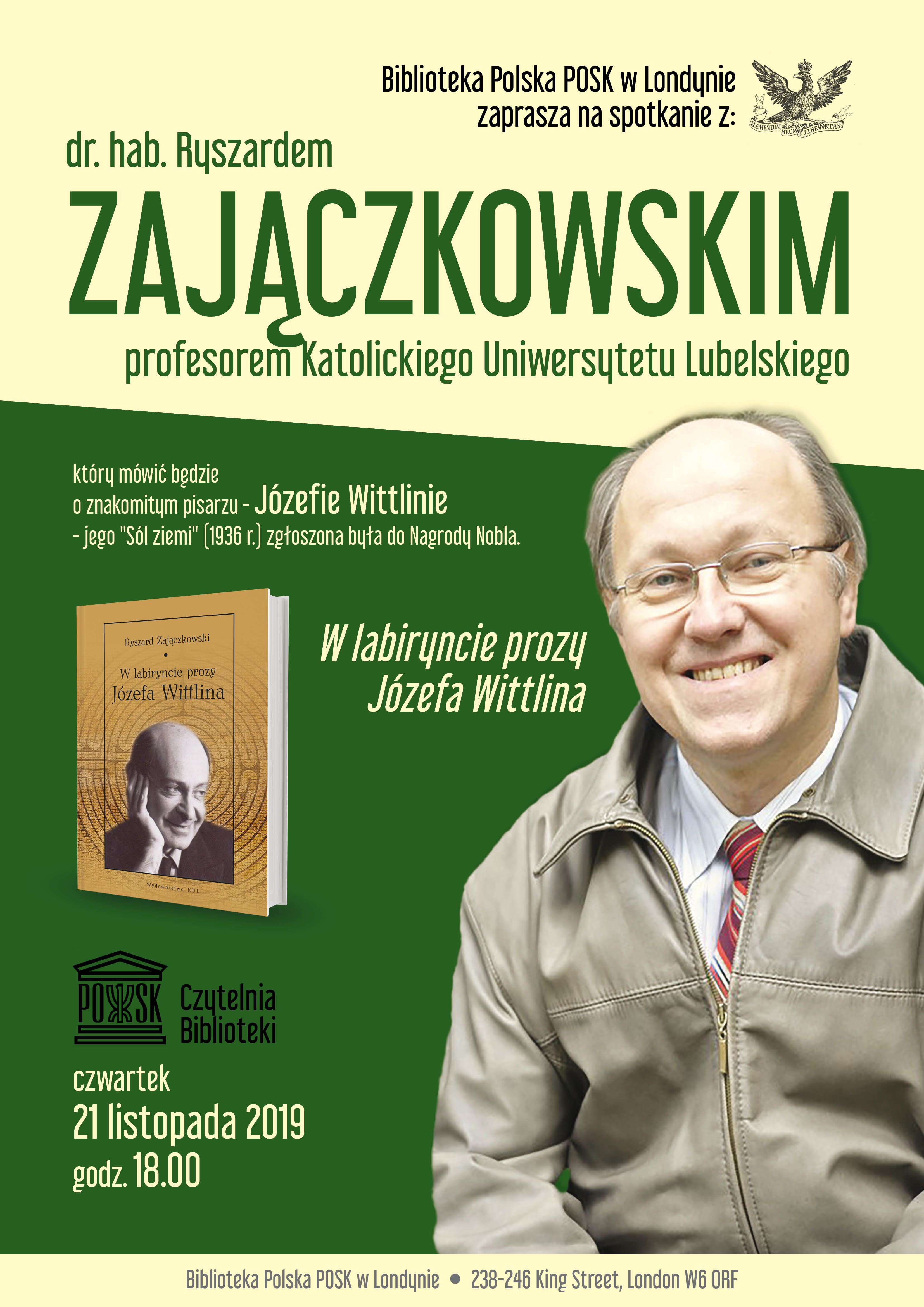 Spotkanie z profesorem Ryszardem Zajączkowskim