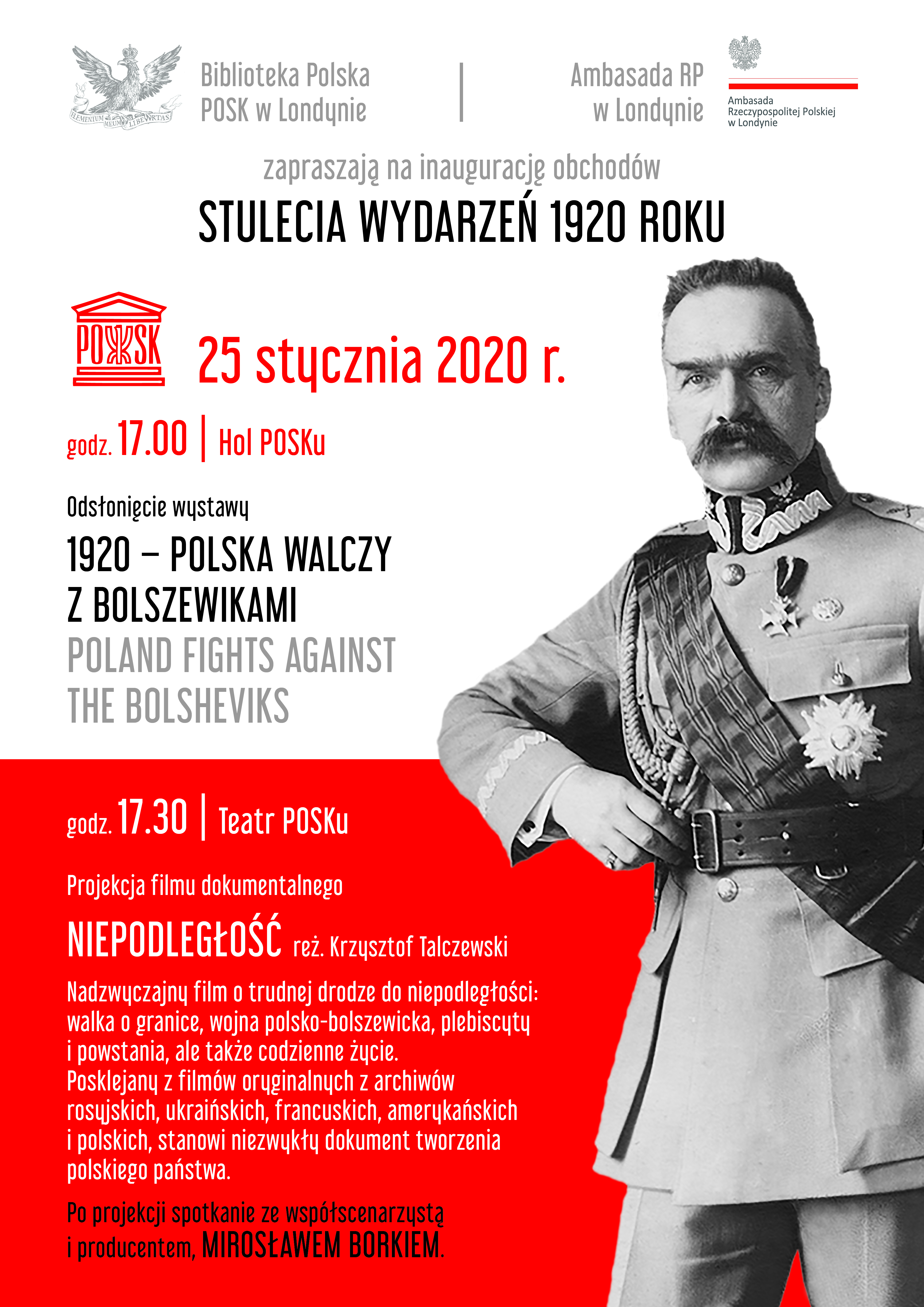 Inauguracja obchodów stulecia wydarzeń 1920 roku