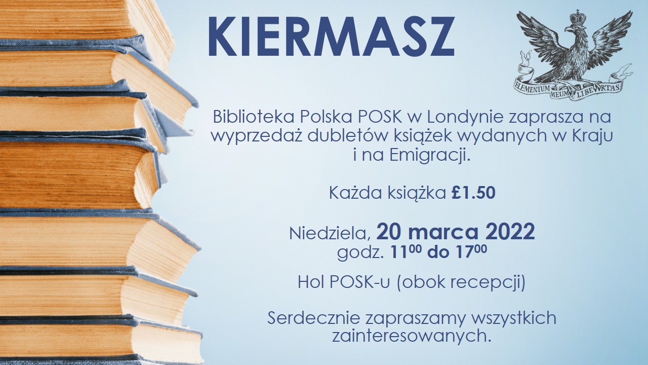 Kiermasz Biblioteki Polskiej POSK