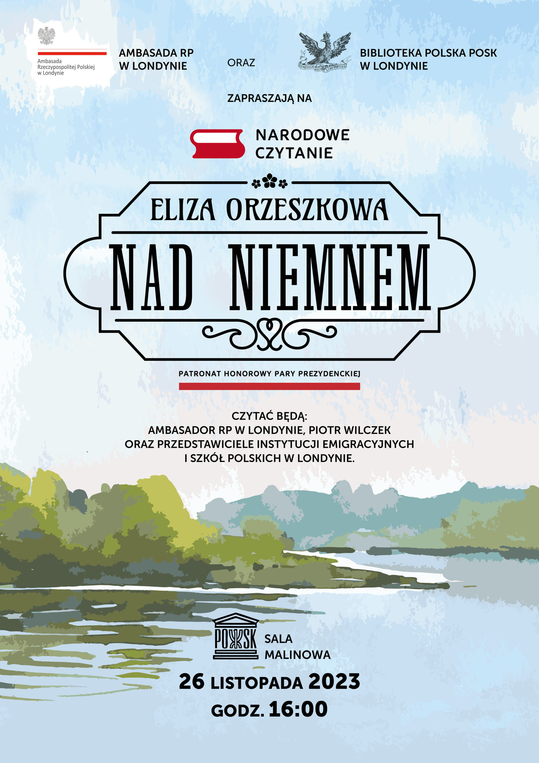 Narodowe Czytanie w Bibliotece Polskiej POSK w Londynie