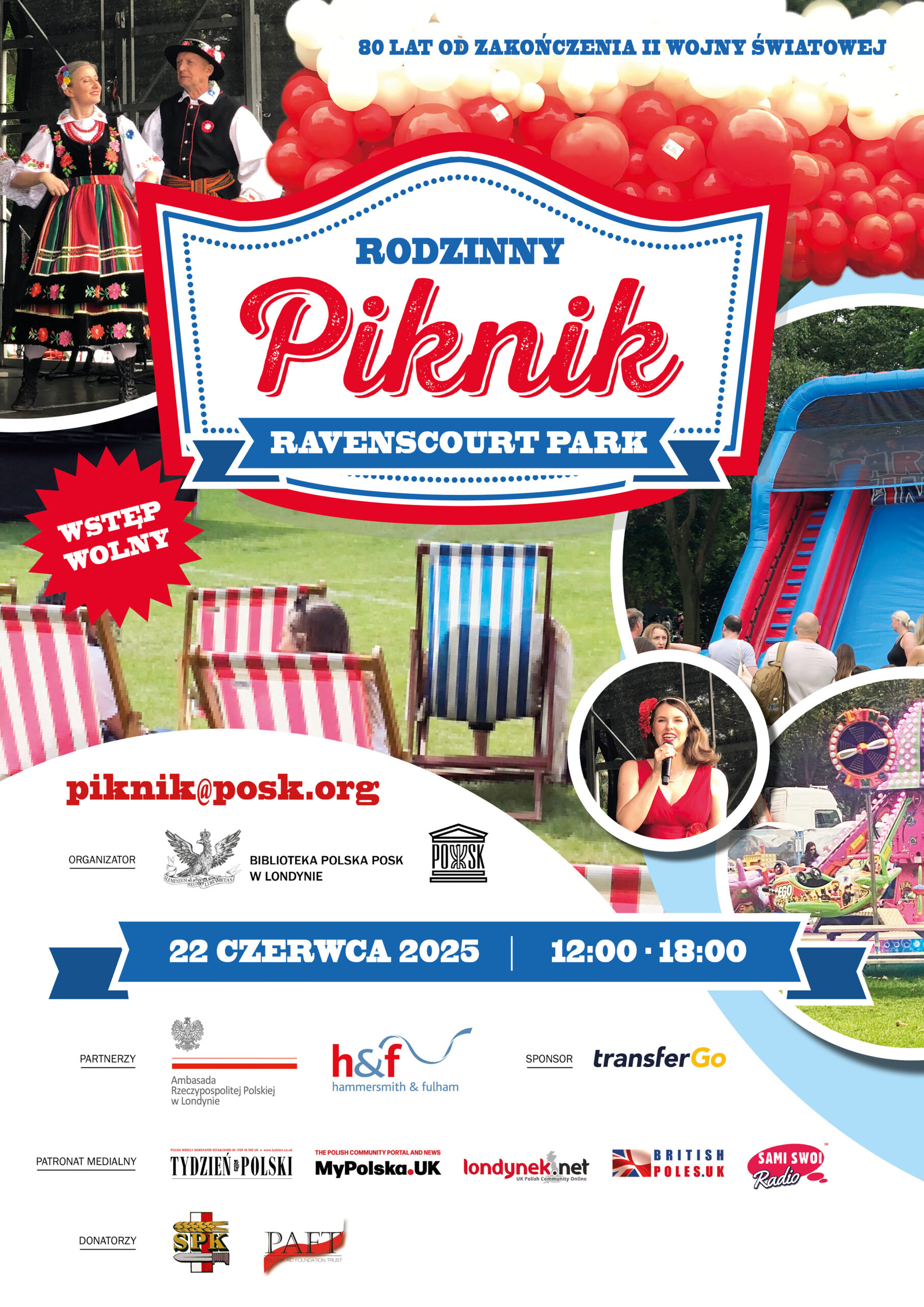 22.06| Piknik rodzinny Biblioteki Polskiej POSK