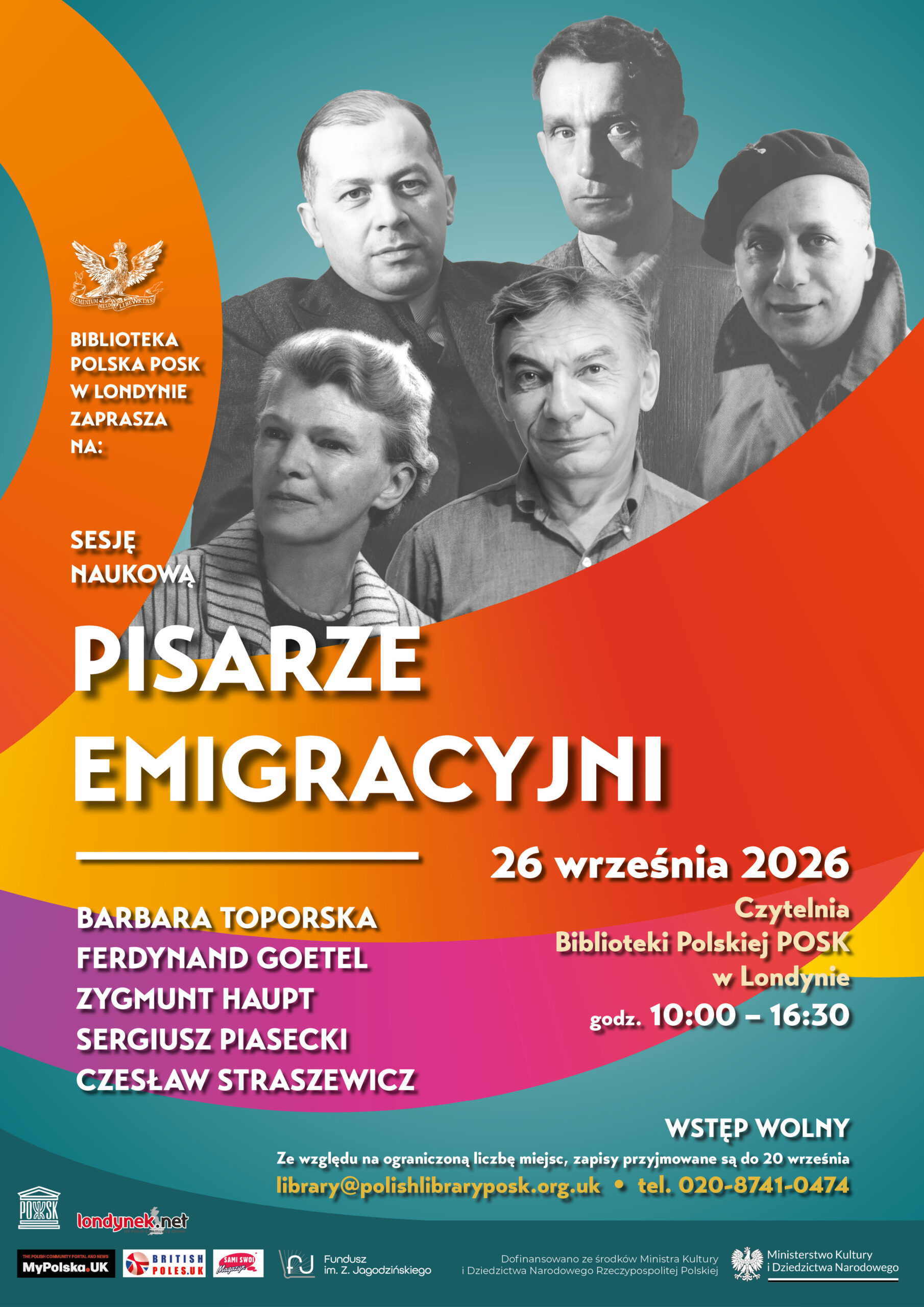 Sesja naukowa: Pisarze emigracyjni
