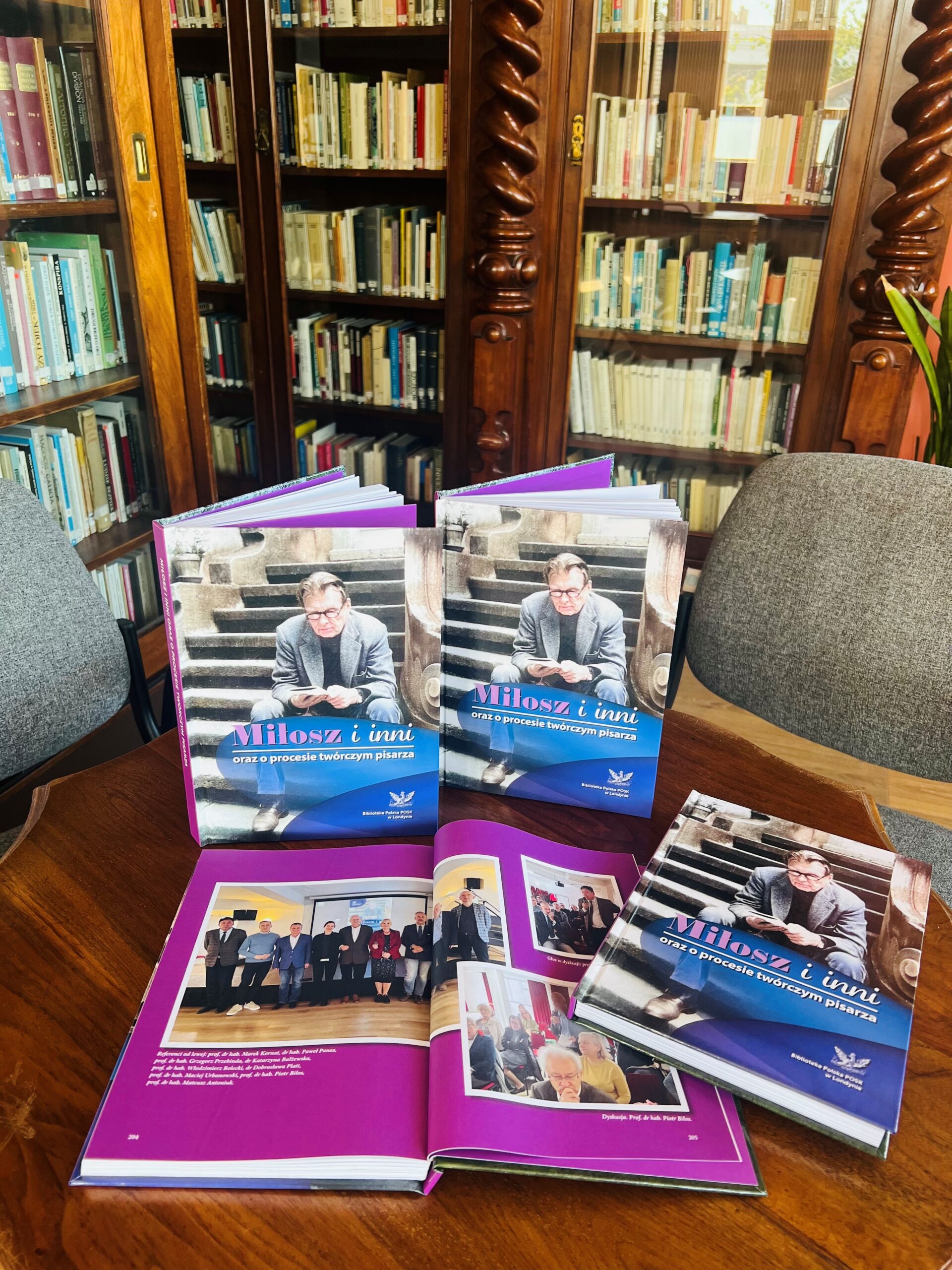 Najnowsza publikacja Biblioteki Polskiej POSK w Londynie z ostatniej sesji naukowej „Miłosz i inni oraz o procesie twórczym pisarza”